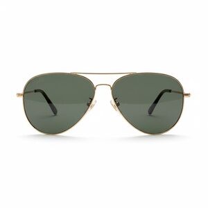 Elegant Gold Aviator Sunglasses